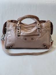 Balenciaga City Aged Leather Noir