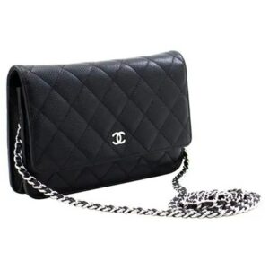Chanel WOC Wallet Noir Caviar