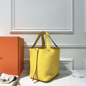 Hermes Picotin 18 Jaune Ambre